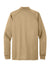 CornerStone CS410LS Mens Select Tactical Moisture Wicking Long Sleeve Polo Shirt Tan Flat Back