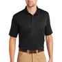 CornerStone Mens Select Moisture Wicking Short Sleeve Polo Shirt w/ Pocket - Black