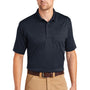 CornerStone Mens Select Moisture Wicking Short Sleeve Polo Shirt w/ Pocket - Dark Navy Blue