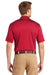 CornerStone CS412P Mens Select Moisture Wicking Short Sleeve Polo Shirt w/ Pocket Red Model Back