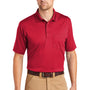 CornerStone Mens Select Moisture Wicking Short Sleeve Polo Shirt w/ Pocket - Red