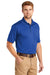 CornerStone CS412P Mens Select Moisture Wicking Short Sleeve Polo Shirt w/ Pocket Royal Blue Model 3q