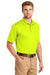 CornerStone CS412P Mens Select Moisture Wicking Short Sleeve Polo Shirt w/ Pocket Safety Yellow Model 3q