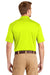 CornerStone CS412P Mens Select Moisture Wicking Short Sleeve Polo Shirt w/ Pocket Safety Yellow Model Back