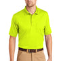 CornerStone Mens Select Moisture Wicking Short Sleeve Polo Shirt w/ Pocket - Safety Yellow