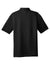 CornerStone CS412/TLCS412 Mens Select Moisture Wicking Short Sleeve Polo Shirt Black Flat Back