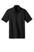 CornerStone CS412/TLCS412 Mens Select Moisture Wicking Short Sleeve Polo Shirt Black Flat Front