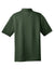 CornerStone CS412/TLCS412 Mens Select Moisture Wicking Short Sleeve Polo Shirt Dark Green Flat Back