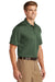 CornerStone CS412/TLCS412 Mens Select Moisture Wicking Short Sleeve Polo Shirt Dark Green Model 3q