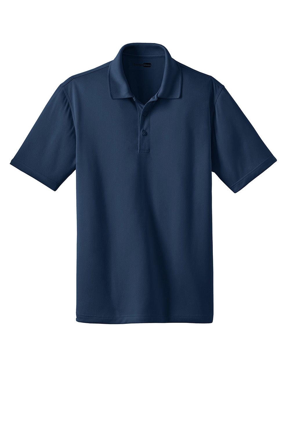 CornerStone CS412/TLCS412 Mens Select Moisture Wicking Short Sleeve Polo Shirt Regatta Blue Flat Front