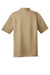 CornerStone CS412/TLCS412 Mens Select Moisture Wicking Short Sleeve Polo Shirt Tan Flat Back