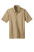 CornerStone CS412/TLCS412 Mens Select Moisture Wicking Short Sleeve Polo Shirt Tan Flat Front