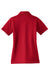 CornerStone CS413 Womens Select Moisture Wicking Short Sleeve Polo Shirt Red Flat Back