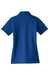 CornerStone CS413 Womens Select Moisture Wicking Short Sleeve Polo Shirt Royal Blue Flat Back