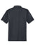 CornerStone CS415 Mens Select Moisture Wicking Short Sleeve Polo Shirt w/ Pocket Charcoal Grey/Light Grey Flat Back