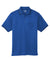 CornerStone CS415 Mens Select Moisture Wicking Short Sleeve Polo Shirt w/ Pocket Royal Blue/Black Flat Front