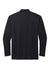 CornerStone CS418LS Mens Select Moisture Wicking Long Sleeve Polo Shirt Dark Navy Blue Flat Back