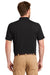 CornerStone CS418/TLCS418 Mens Select Moisture Wicking Short Sleeve Polo Shirt Black Model Back