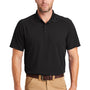 CornerStone Mens Select Moisture Wicking Short Sleeve Polo Shirt - Black