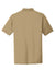 CornerStone CS418/TLCS418 Mens Select Moisture Wicking Short Sleeve Polo Shirt Tan Flat Back