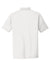 CornerStone CS418/TLCS418 Mens Select Moisture Wicking Short Sleeve Polo Shirt White Flat Back