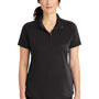 CornerStone Womens Select Moisture Wicking Short Sleeve Polo Shirt - Black