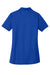 CornerStone CS419 Womens Select Moisture Wicking Short Sleeve Polo Shirt Royal Blue Flat Back