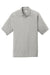 CornerStone CS420 Mens Select Tactical Moisture Wicking Short Sleeve Polo Shirt Light Grey Flat Front