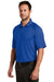 CornerStone CS420 Mens Select Tactical Moisture Wicking Short Sleeve Polo Shirt Royal Blue Model 3q