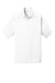 CornerStone CS420 Mens Select Tactical Moisture Wicking Short Sleeve Polo Shirt White Flat Front