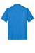 CornerStone CS421 Mens Gripper Moisture Wicking Short Sleeve Polo Shirt Lake Blue Flat Back