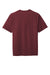 CornerStone CS430 Mens Short Sleeve Crewneck T-Shirt w/ Pocket Maroon Flat Back