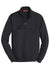 CornerStone CS626 Mens Fleece 1/4 Zip Sweatshirt Dark Navy Blue Flat Front