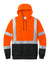 CornerStone CSF301 Mens ANSI 107 Class 3 Heavy Duty Fleece Hooded Sweatshirt Hoodie Safety Orange Flat Front