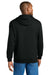 CornerStone CSF630 Mens Tough Fleece Hooded Sweatshirt Hoodie Black Model Back