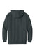 CornerStone CSF630 Mens Tough Fleece Hooded Sweatshirt Hoodie Heather Charcoal Grey Flat Back