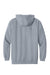 CornerStone CSF630 Mens Tough Fleece Hooded Sweatshirt Hoodie Heather Grey Flat Back