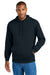 CornerStone CSF630 Mens Tough Fleece Hooded Sweatshirt Hoodie Navy Blue Model Front