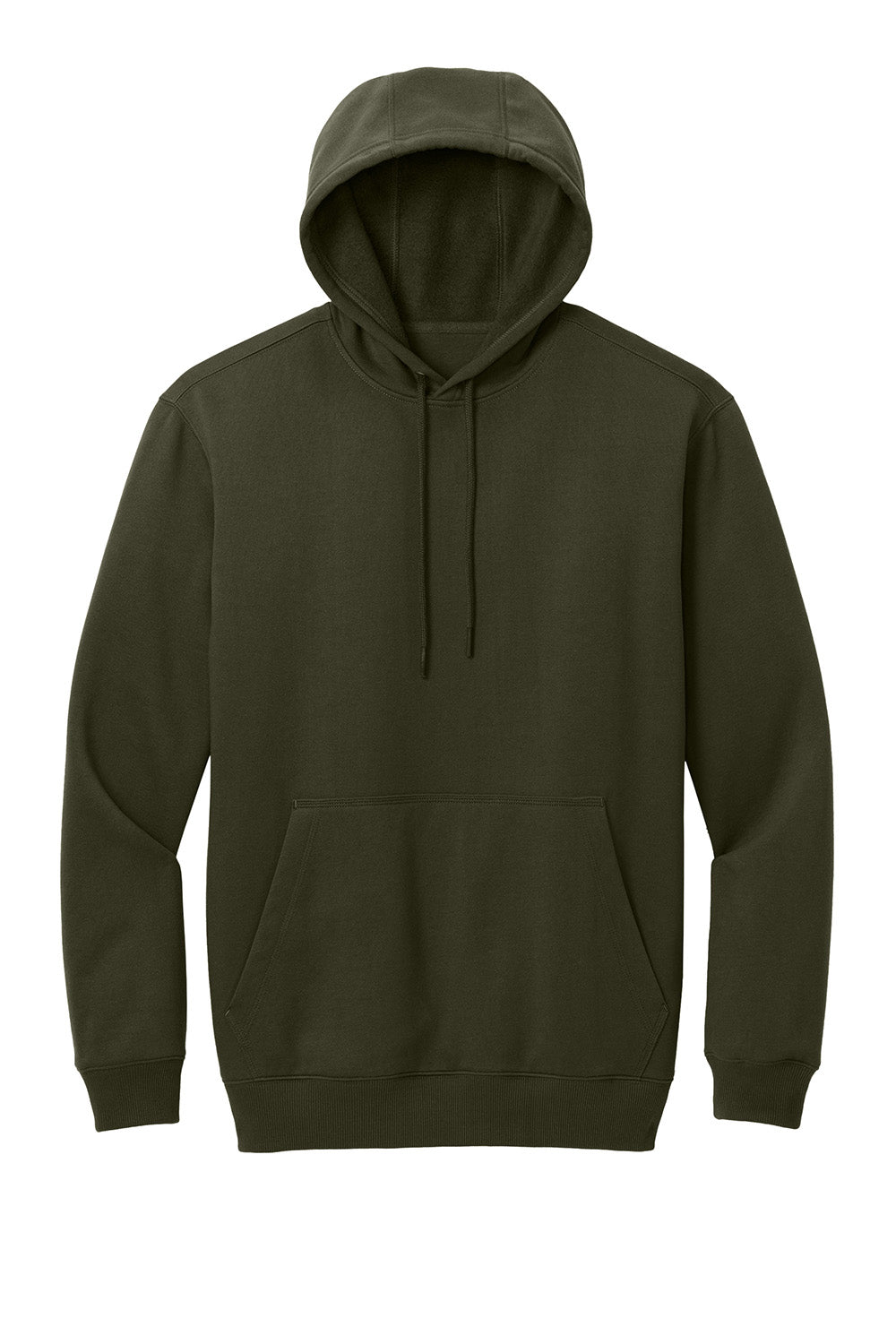 CornerStone CSF630 Mens Tough Fleece Hooded Sweatshirt Hoodie Tundra Green Flat Front