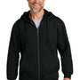 CornerStone Mens Tough Fleece Full Zip Hooded Sweatshirt Hoodie w/ Pockets - Black - COMING SOON