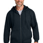 CornerStone Mens Tough Fleece Full Zip Hooded Sweatshirt Hoodie w/ Pockets - Navy Blue - COMING SOON