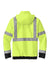 CornerStone CSJ500 Mens Enhanced Visibility Waterproof Full Zip Hooded Jacket Safety Yellow Flat Back