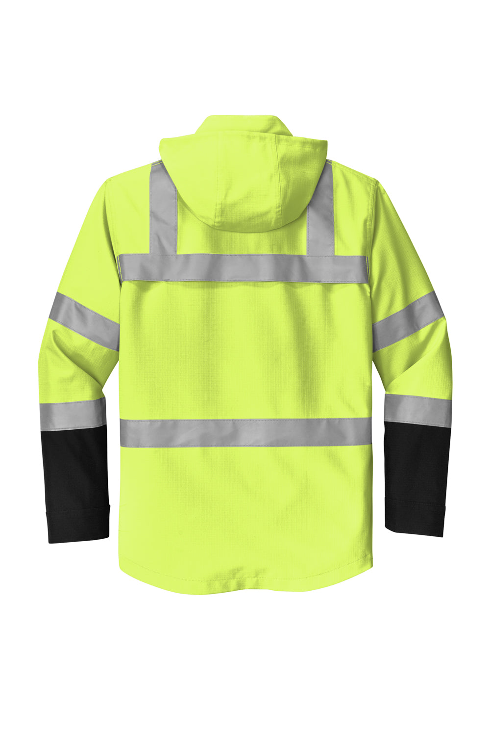 CornerStone CSJ503 Mens Enhanced Visibility Waterproof Full Zip Jacket Safety Yellow Flat Back