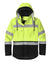 CornerStone CSJ503 Mens Enhanced Visibility Waterproof Full Zip Jacket Safety Yellow Flat Front