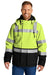 CornerStone CSJ503 Mens Enhanced Visibility Waterproof Full Zip Jacket Safety Yellow Model Front