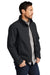 CornerStone CSJ60 Mens Duck Cloth Water Resistant Full Zip Jacket Charcoal Grey Model 3q