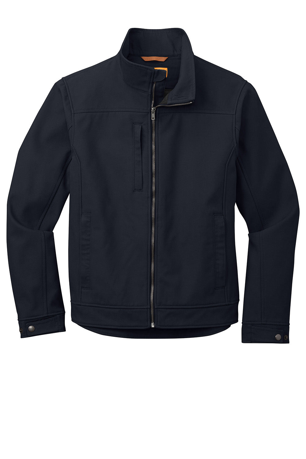 CornerStone CSJ60 Mens Duck Cloth Water Resistant Full Zip Jacket Navy Blue Flat Front