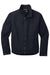 CornerStone CSJ60 Mens Duck Cloth Water Resistant Full Zip Jacket Navy Blue Flat Front