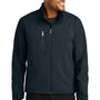 CornerStone Mens Workwear Water Resistant Soft Shell Full Zip Jacket - Navy Blue - New