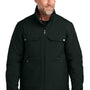 CornerStone Mens Insulated Workwear Soft Shell Full Zip Jacket - Black - New